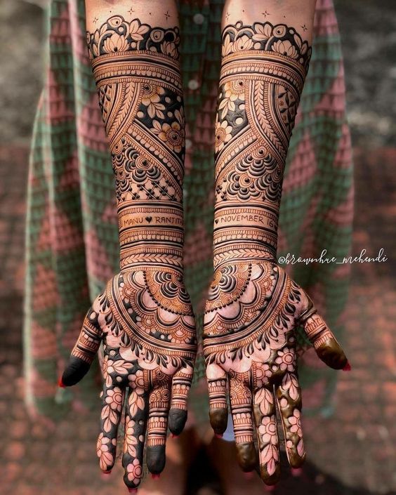 indian bridal mehndi designs