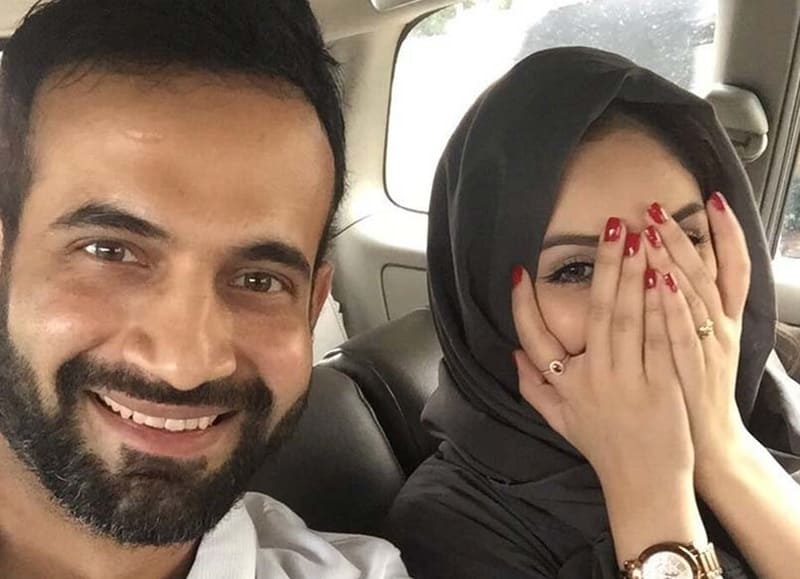 irfan pathan with wife safa baig