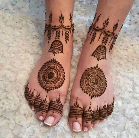 jhumka foot design