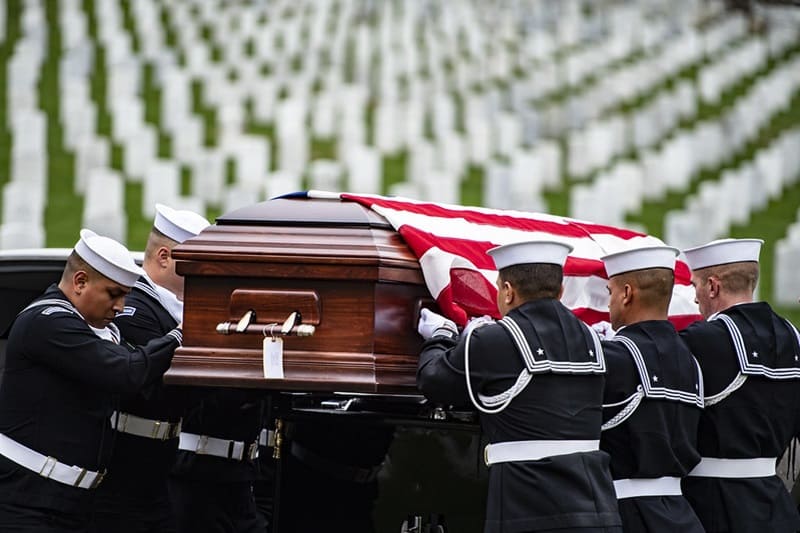 military personnel funeral