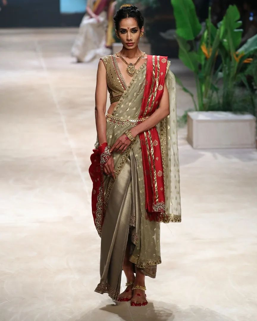 saree draping style