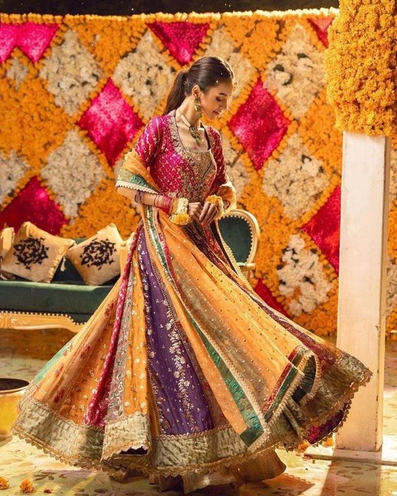 wedding haldi dress