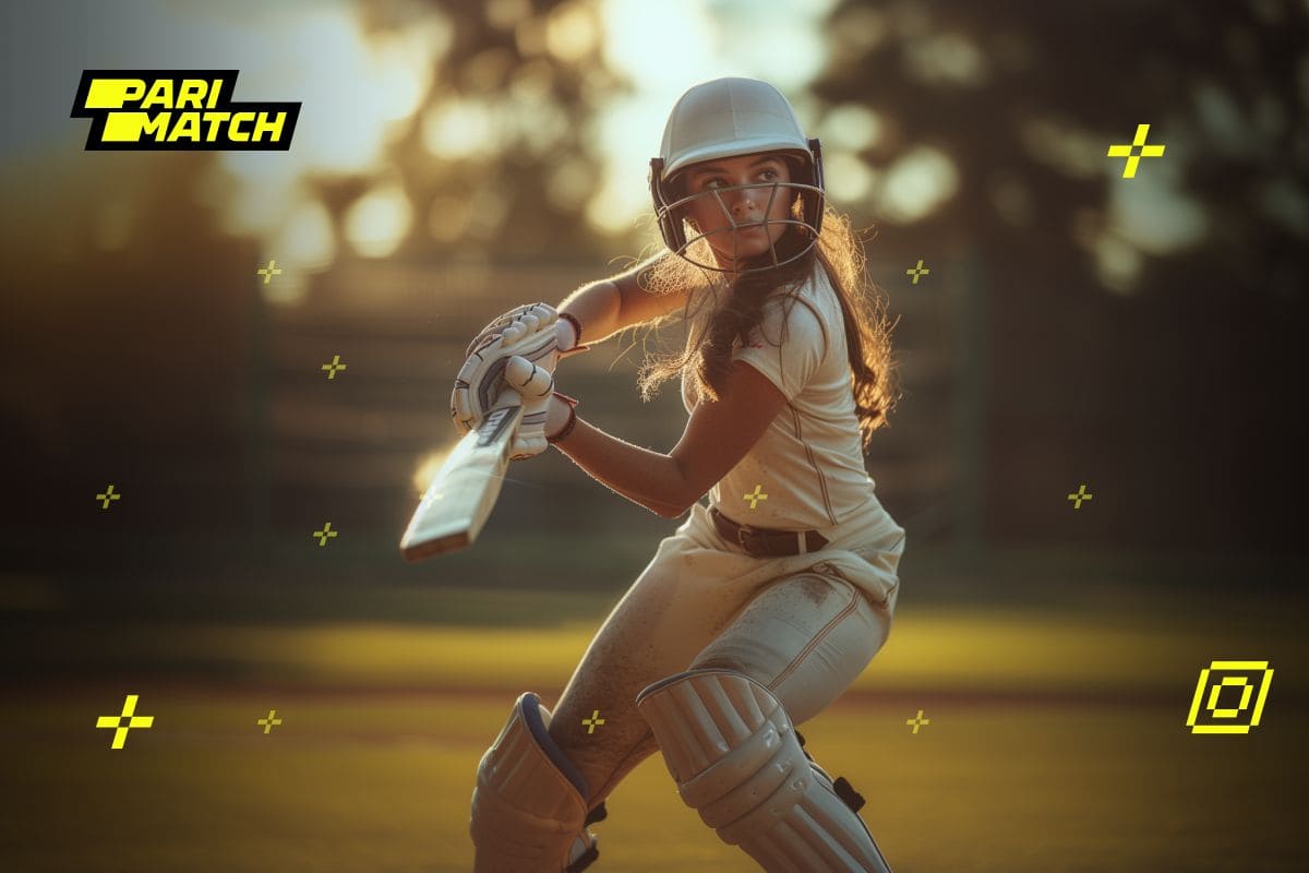 woman playing cricket