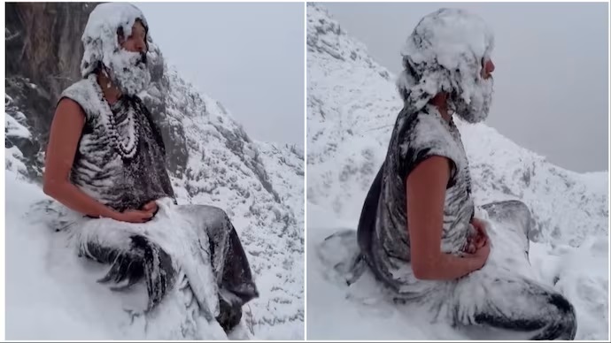 yogi-satyendra-nath-meditating-snow-peak