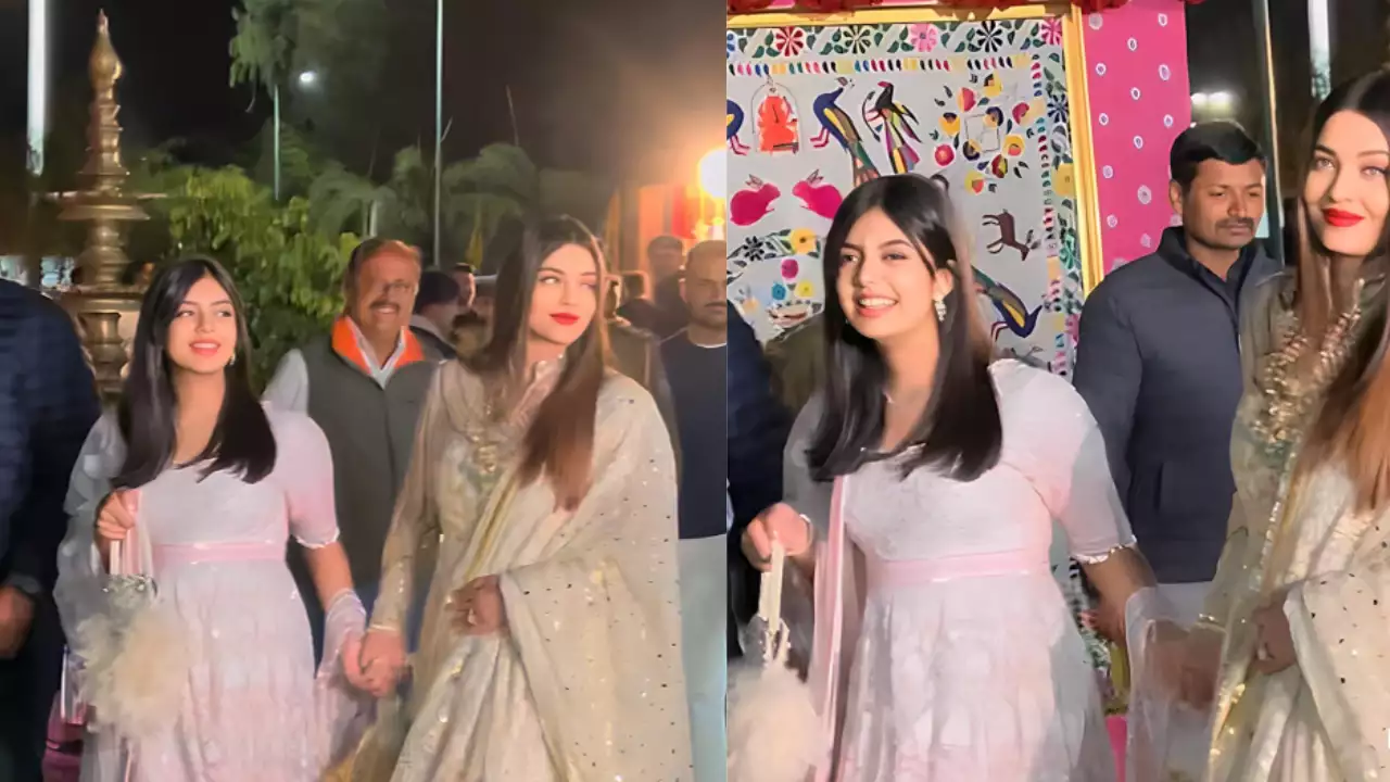 Aaradhya Bachchan Radhika anant ceremony