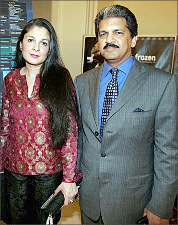 Anand Mahindra wife anuradha mahindra