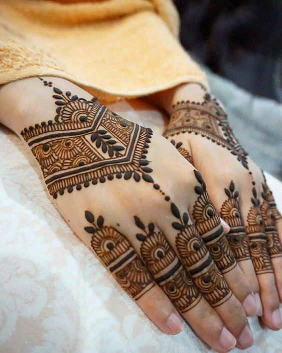 Arabic mehndi design easy and beautiful