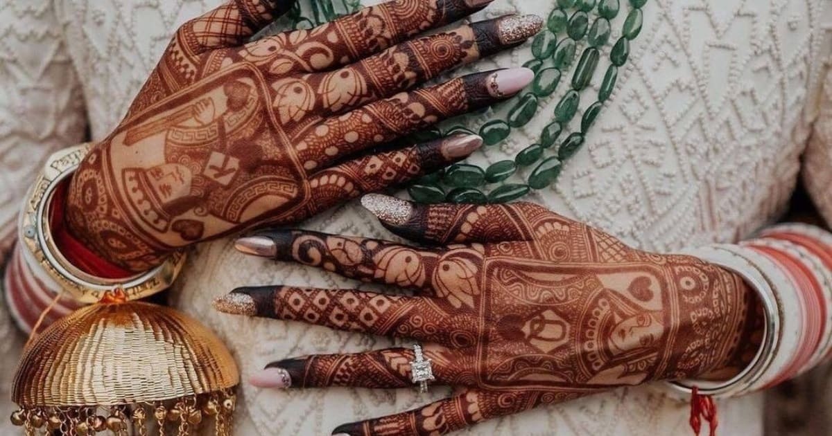 Back Full Hand Bridal Mehndi Designs
