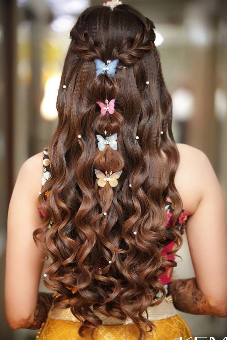 Bubble braids with butterflies