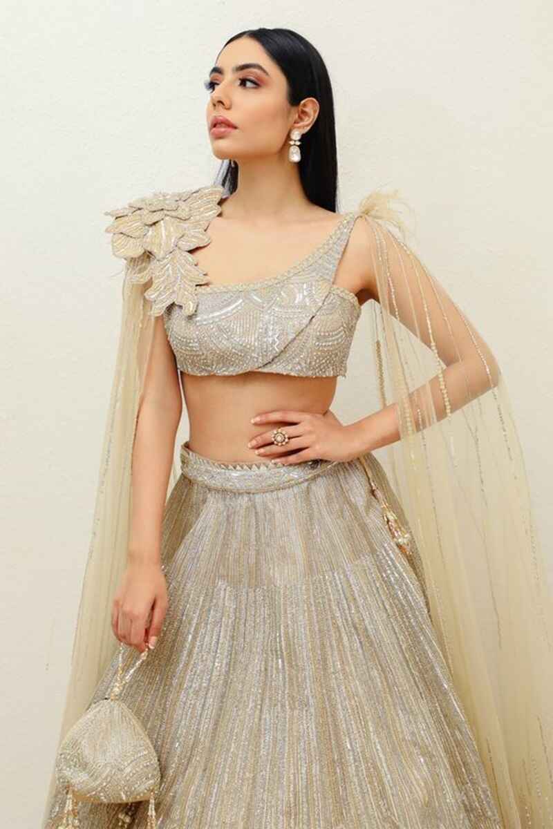 Cape-sleeves-embroidered-net-blouse-design-back-and-front