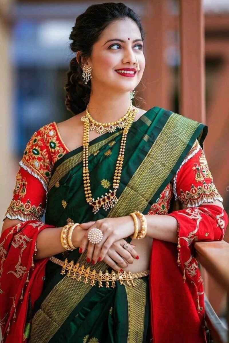 Kanjivaram-silk-with-zari-work-bridal-saree-blouse-designs