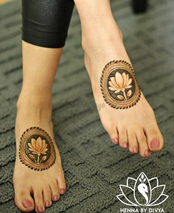 Negative lotus motif design