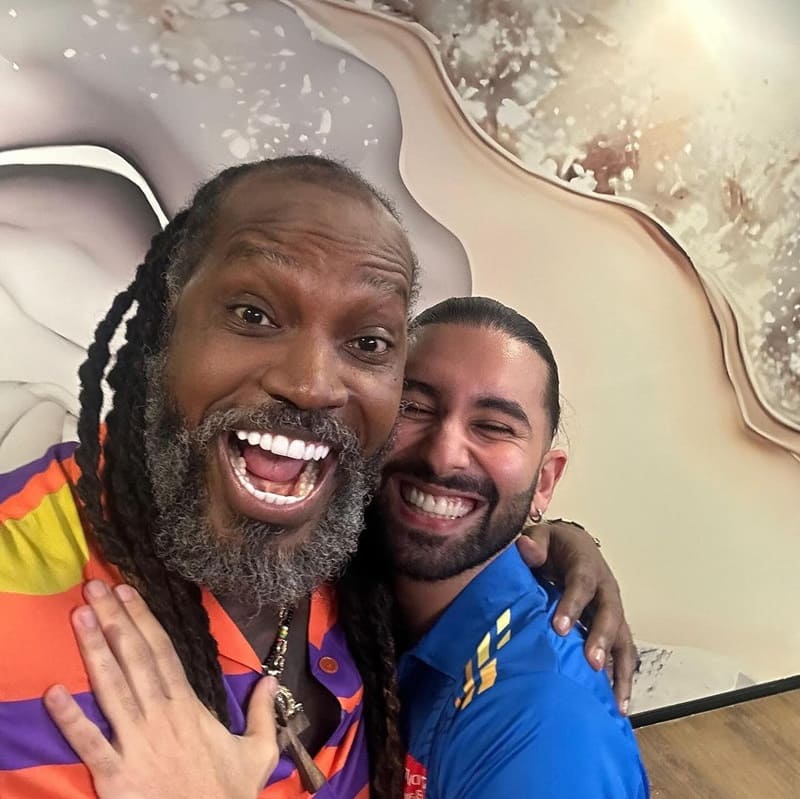 Orhan Awatramani ipl Chris Gayle