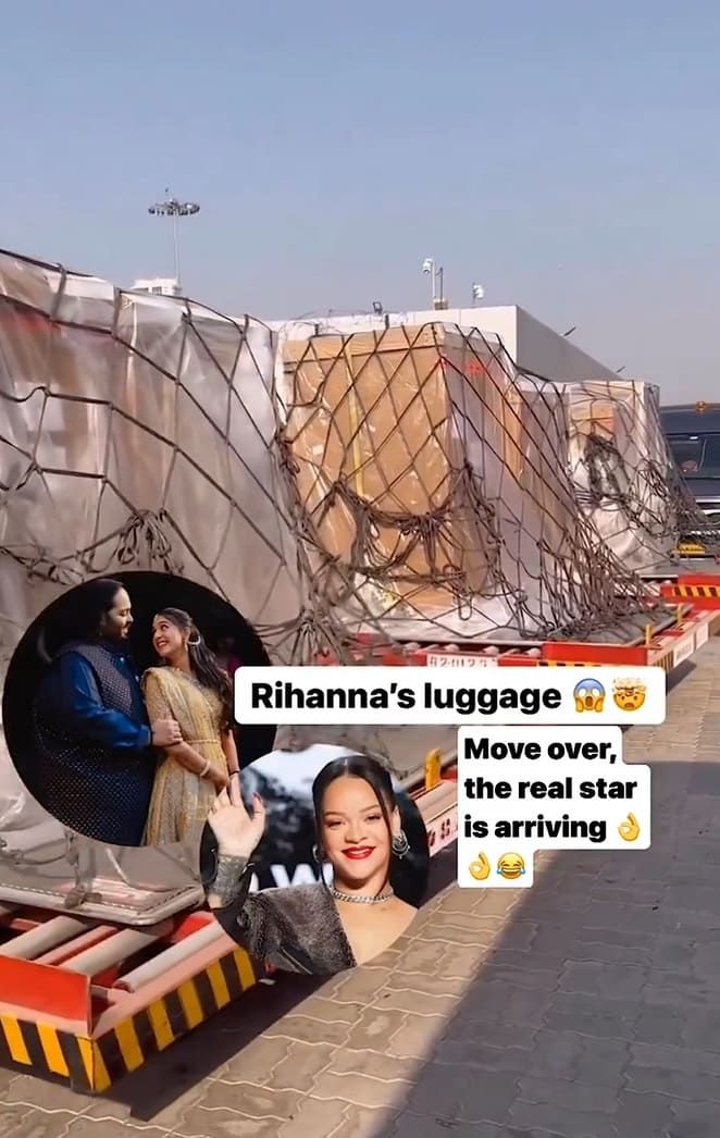 Rihanna luggage