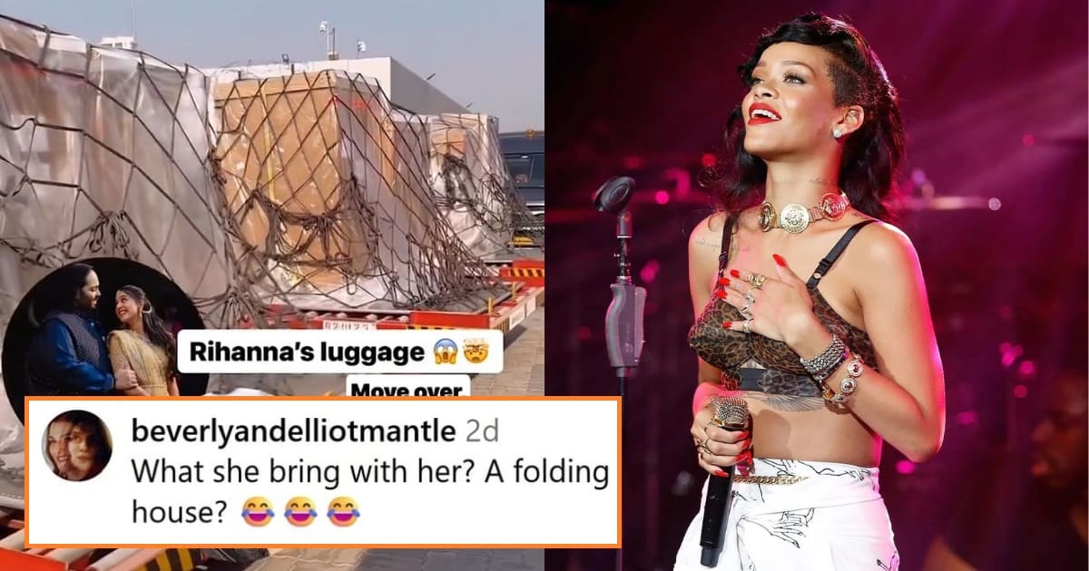 Rihanna reply luggage