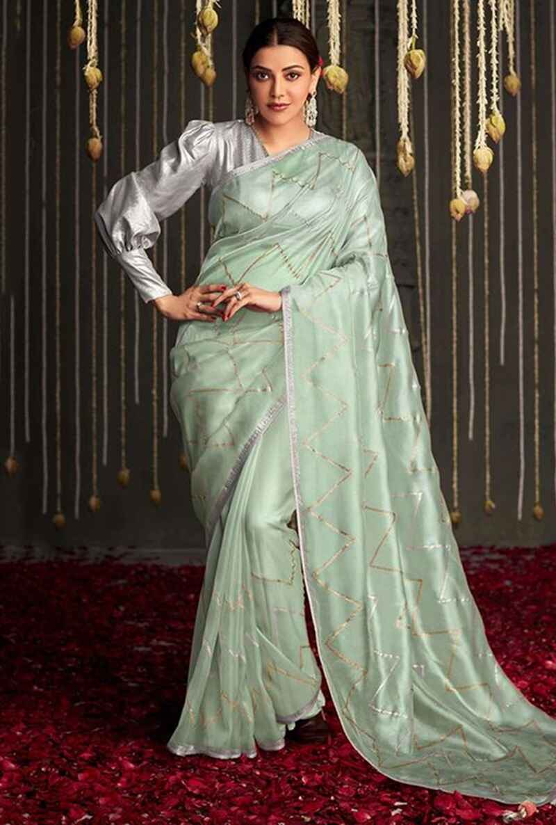 Silk-cuff-full-sleeves-latest-blouse-designs-for-fancy-sarees