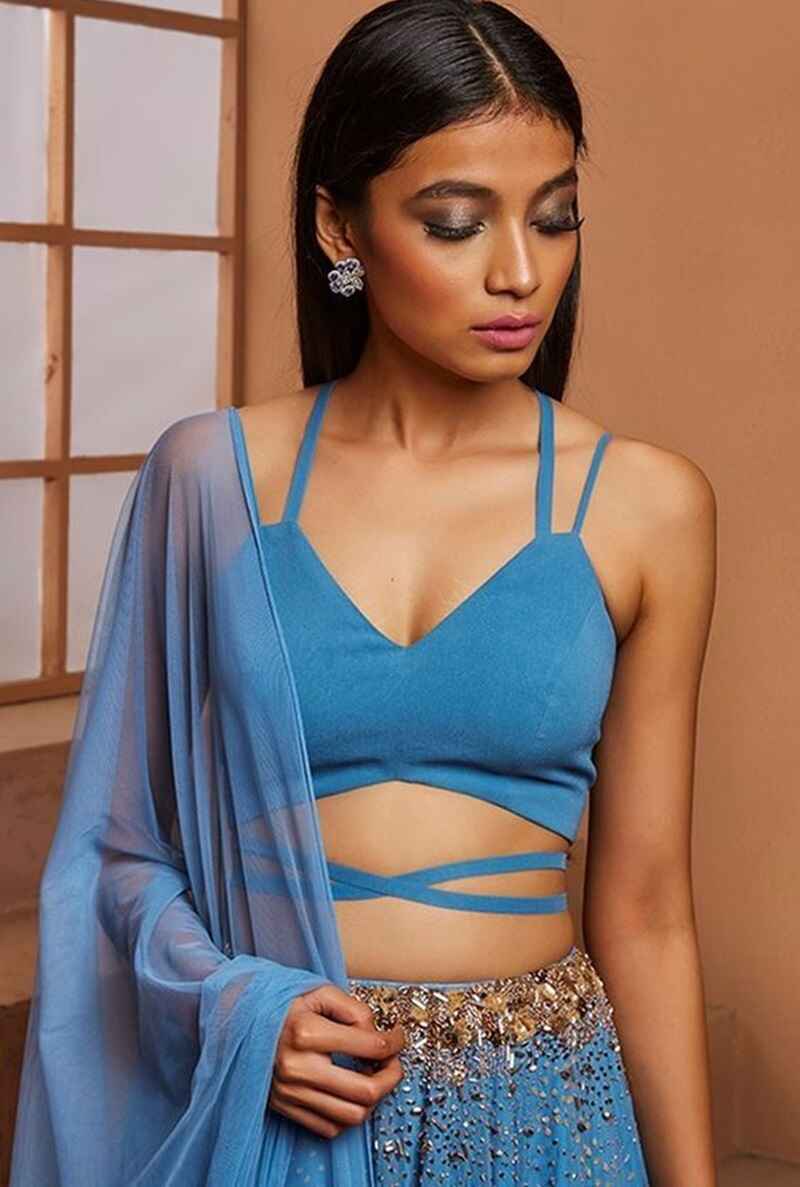 Strappy-sexy-blouse-design-front