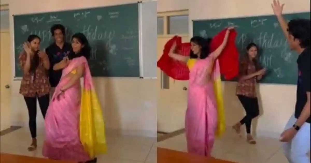 Teacher Dance On Kajra Re