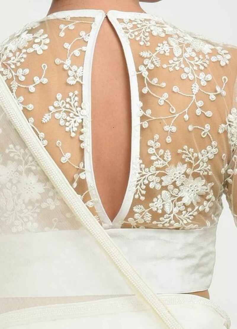 Threadwork-keyhole-back-net-work-blouse-designs