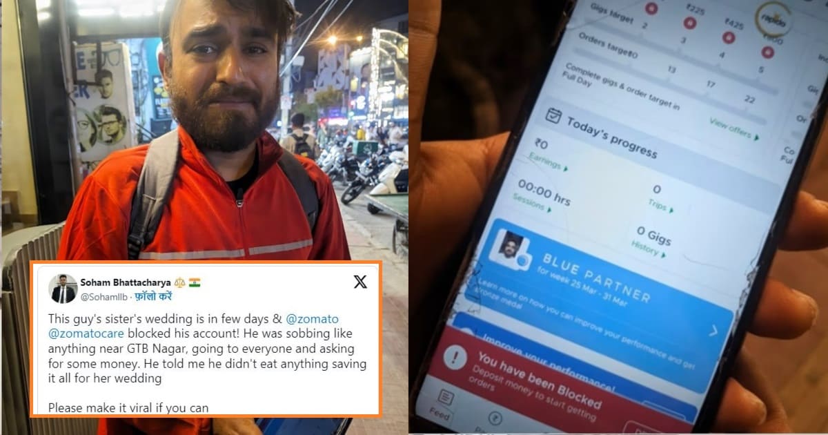 Zomato Responds After Delivery Man Breaks Down In Tears Over ‘Blocked’ Account