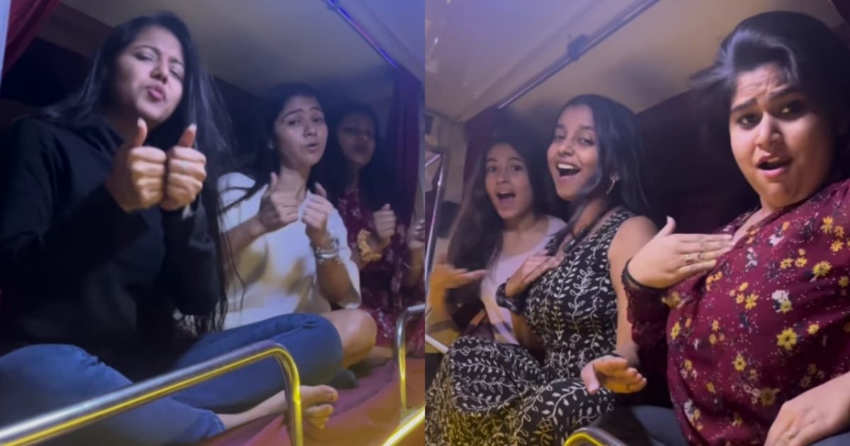girls-dancing-to-kaanta-laga-on-bus