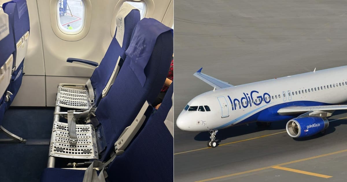 indigo flight seat gone