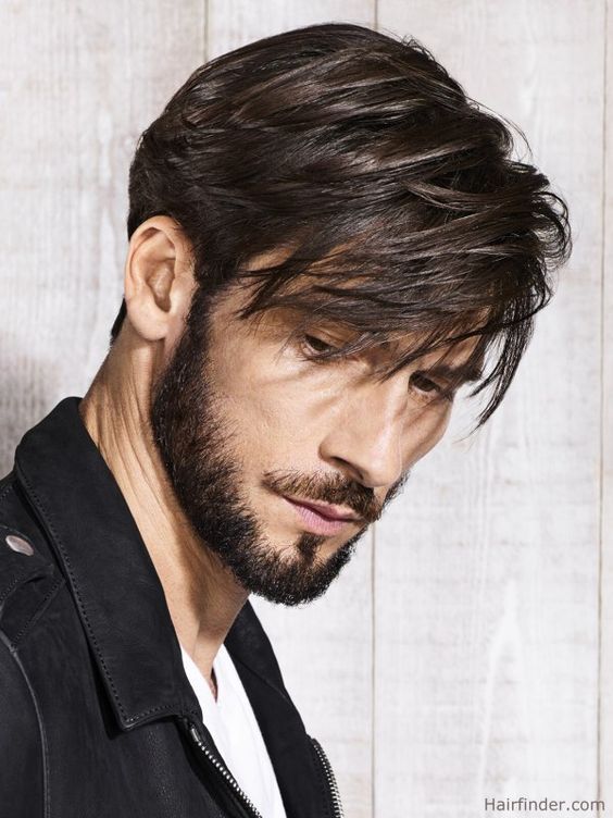 long hair simple hairstyle for men