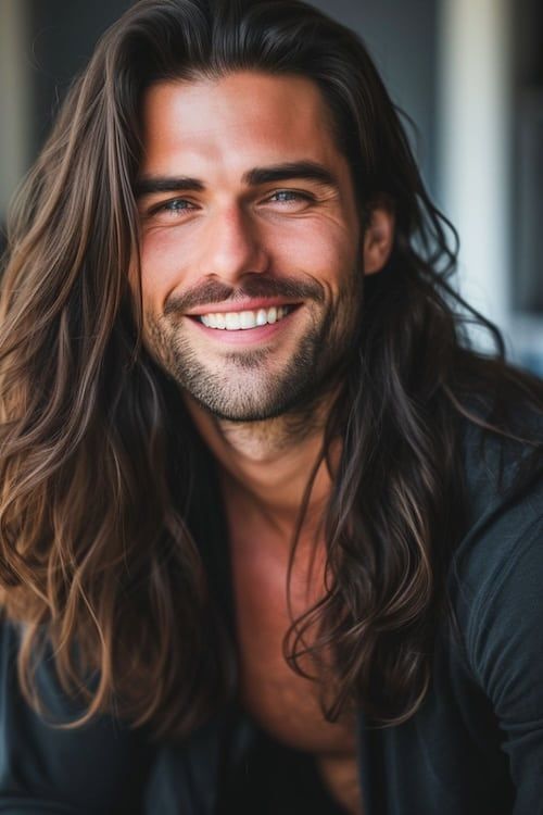 medium long hairstyles for men