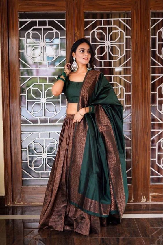 silk half saree