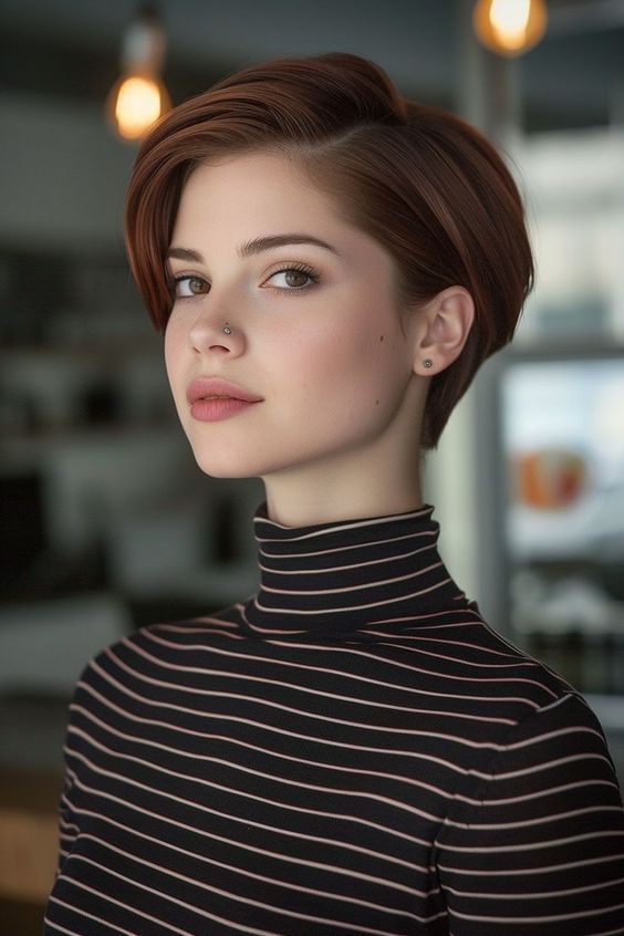 Dainty short hair cut for girls