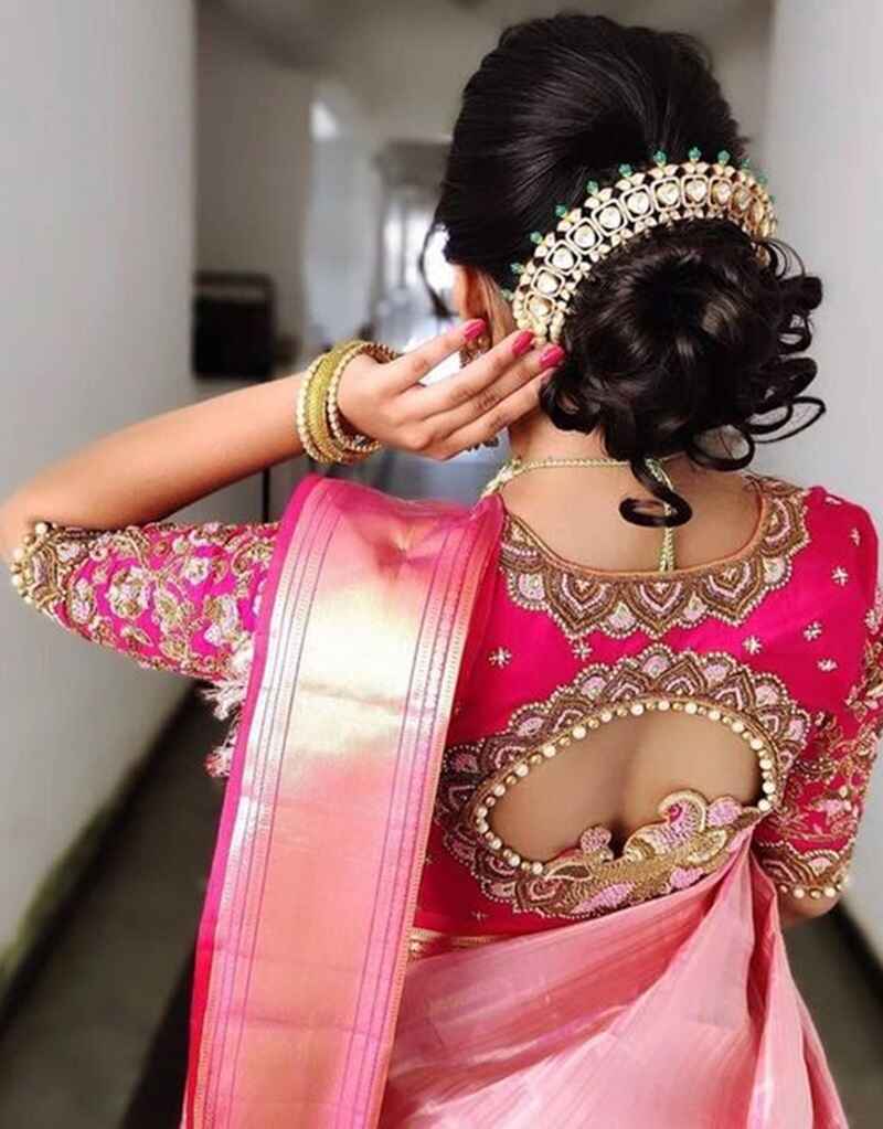 Embellished-cut-out-marriage-bridal-maggam-work-blouse-designs