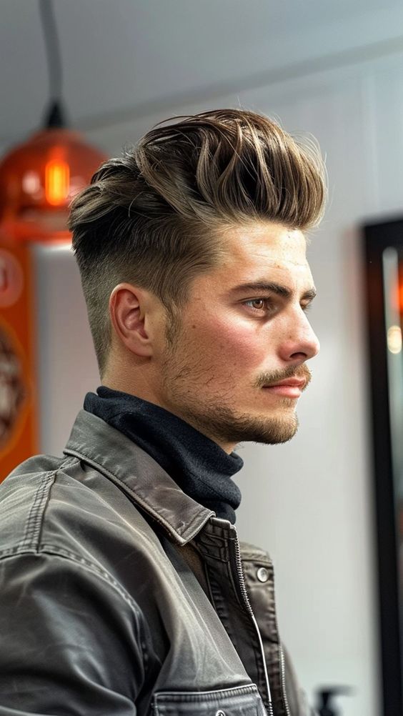 Modern pompadour new haircut for men