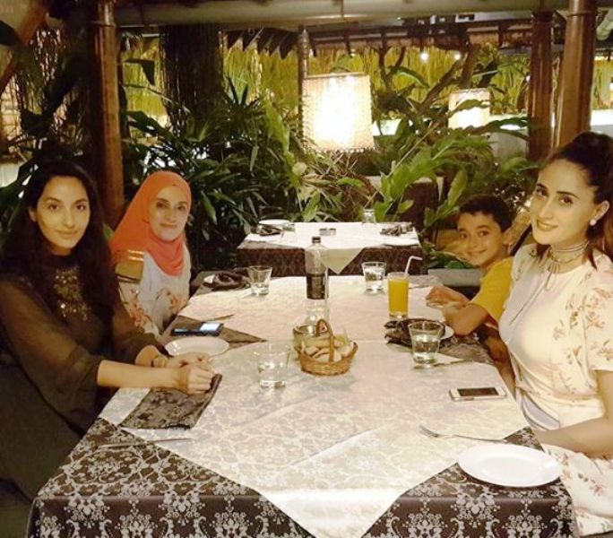 Nora fatehi-family-picture