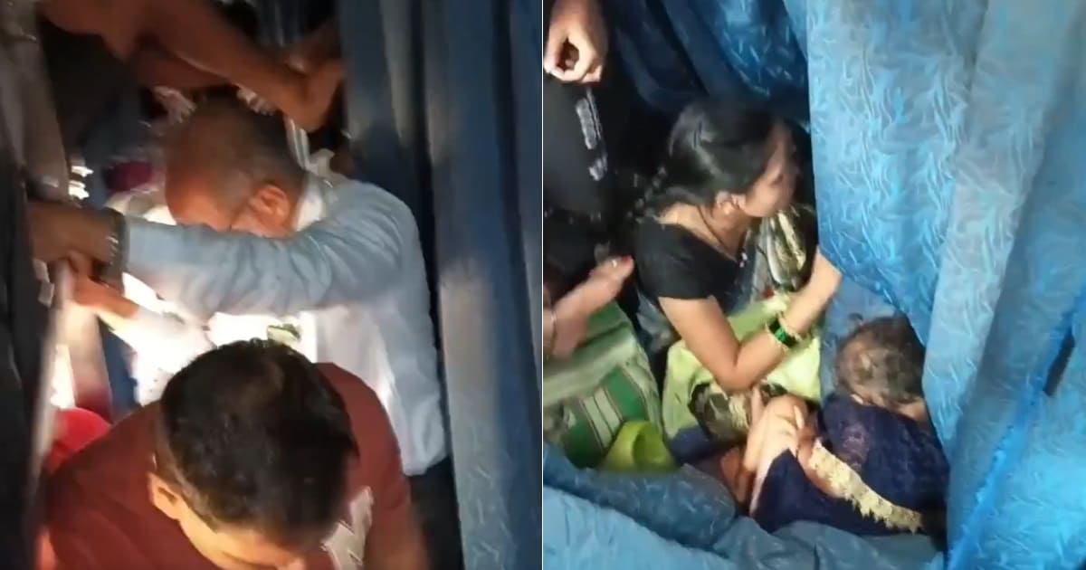 Passenger Shares Video Of Ticketless Passengers Crowding AC Coach