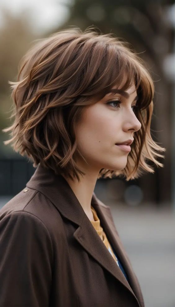 Shaggy Layered Bob