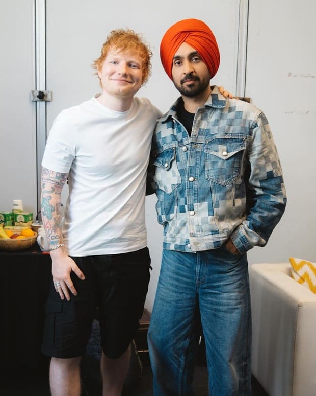 Diljit Dosanjh with Ed Sheeran