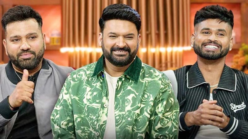 The Great Indian Kapil Show rohit sharma shreyas iyer