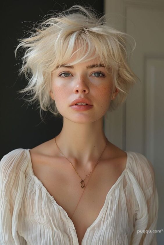 Wispy pixie haircut