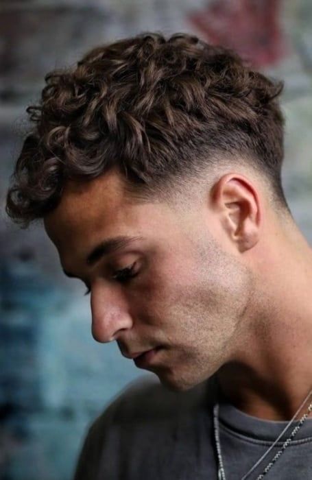 low fade haircut curly hair