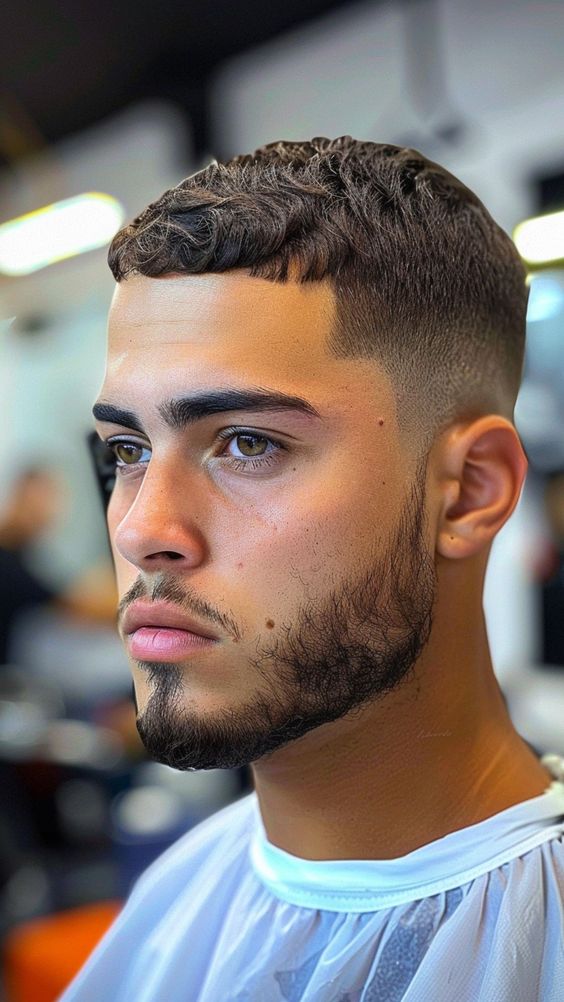 lower taper fade men haircut