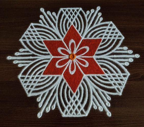 simple kolam designs