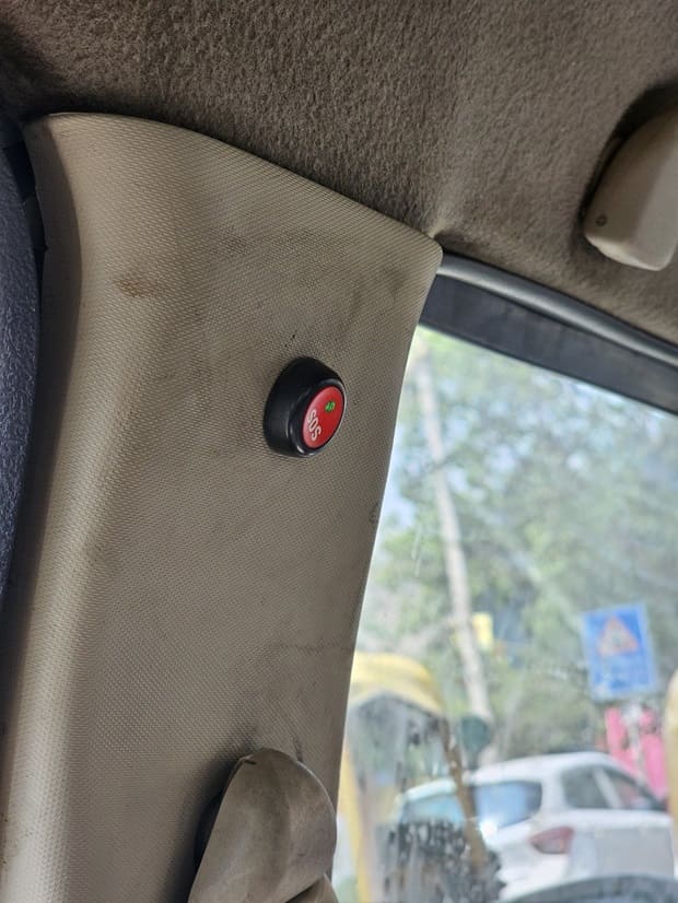 uber sos button