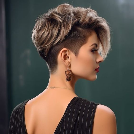 undercut bob for women