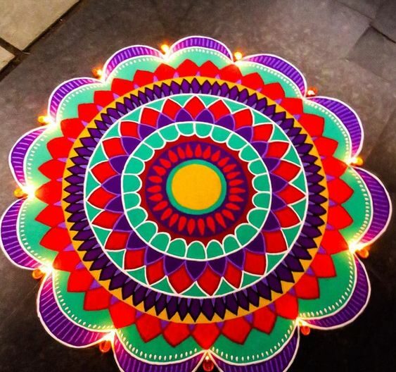 unique rangoli designs for diwali