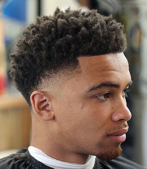 Afro tapered fade