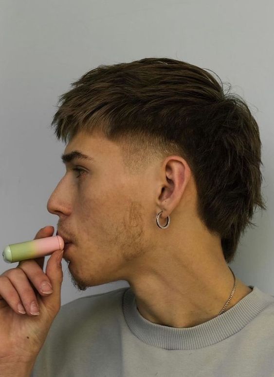Burst fade mullet new haircut for men