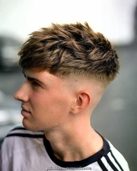 Faux hawk haircut