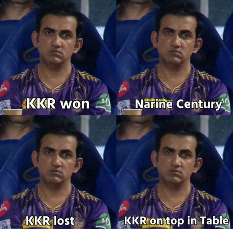 Gautam Gambhir expression meme