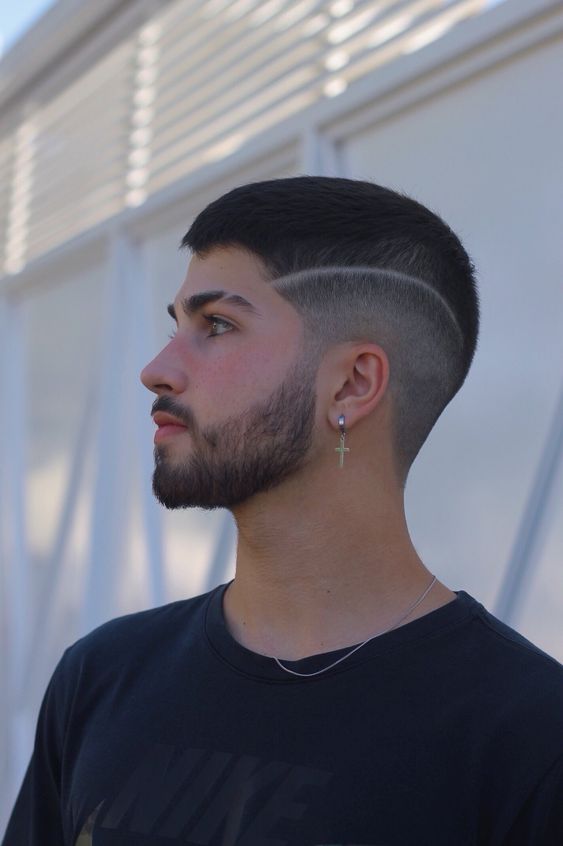 Hairline taper fade hairstyle