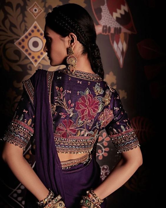 Handwoven zari blouse